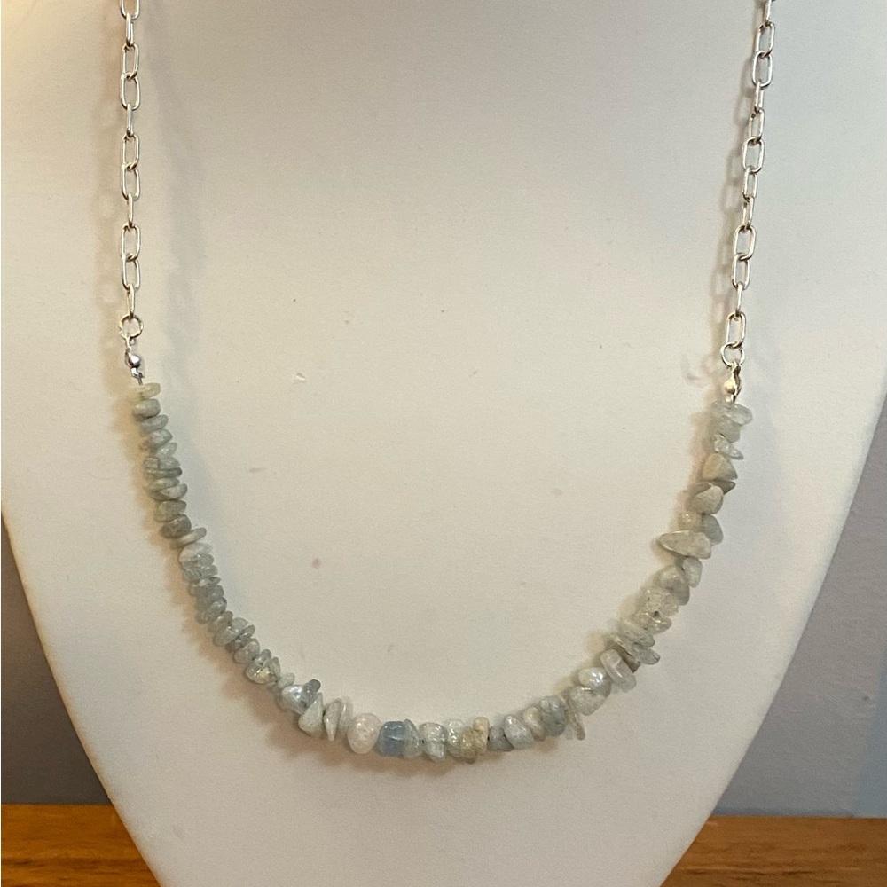 NEW Amazonite crystal chip necklace